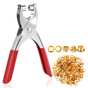 1593 Grommet Setting Tool With 25 Pcs Gold Eyelets Grommets Steel Hole Punch Setter Kit For Leather Canvas All Fabrics Men And Women Clothes Shoes Belts Bags Crafts thumbnail 4