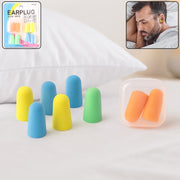 Soft Foam Noise-cancelling Earplugs 4 Pairs thumbnail 1