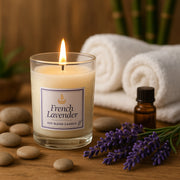 Inlief French Lavender Soy Blend Scented Candle In Glass Jar (50gm  1 Pc) thumbnail 5