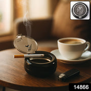 Round Smokeless Ashtray With Lid (1 Pc) thumbnail 7
