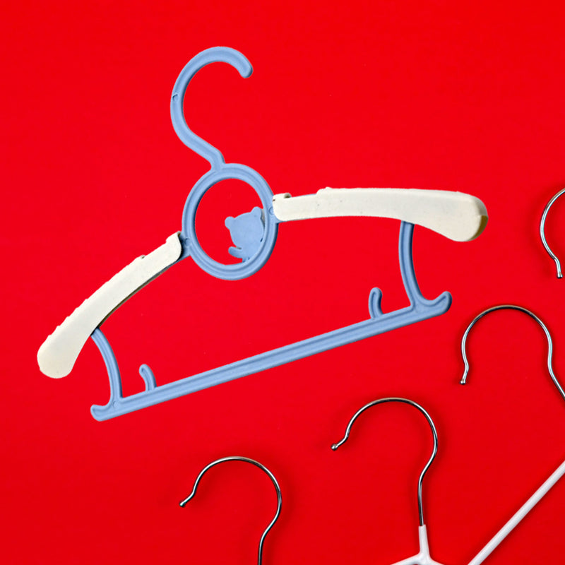 7874 Large Dress Hanger Plastic Adjustable Child Plastic Hangers Space Saving Lightweight Hangers For Clothes Coat Shirt Closet Cloth Hangers Ideal (5pc)