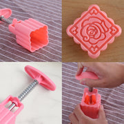 Multipurpose Cookie Biscuit Stamp Mold Set With Press Handle thumbnail 4