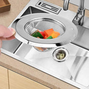 0701 Medium Size Stainless Steel Sink Strainer Kitchen Drain Basin Filter Stopper Drainer thumbnail 3