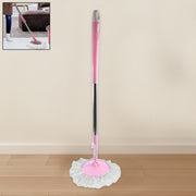 0842 Home Cleaning - Stainless Steel 360 Degree Rotating Pole Microfiber Mop Rod Stick thumbnail 1