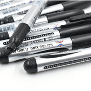 9018 10 Pc Black Marker Used In All Kinds Of School College And Official Places For Studies And Teaching Among The Students. thumbnail 6