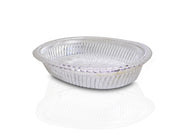 2090 Multipurpose Royal Design Oval Silver Gift Tray thumbnail 2