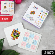 Tic Tac Toe Classic Strategy Board Game For Kids (1 Set) thumbnail 7
