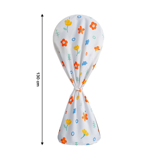 Flower-printed Fan Cover - 1 Pc 130x26 Cm