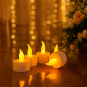 Led Flameless Tealight Candles Lights (6 Pc) thumbnail 4