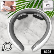 2 Heads Smart Electric Neck And Back Pulse Massager (1 Pc  Mix Design) thumbnail 7