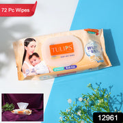 Tulips Sensitive Baby Wet Wipes (1 Set) thumbnail 6