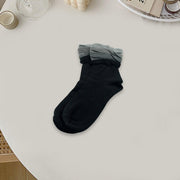 7295 Classic Simple Soft Skin Friendly Socks ( 1 Pair ) thumbnail 1