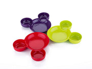0843 Mickey Shaped Kidssnack Serving Sectioned Plate thumbnail 4