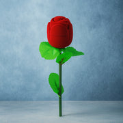 Artificial Rose Flower Shaped Jewelry Ring Box (1 Pc) thumbnail 5