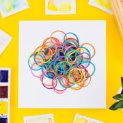 Rubber Band For Officehome And Kitchen Accessories Item Products Elastic Rubber Bands Flexible Reusable Nylon Elastic Unbreakable For Stationery School Multicolor thumbnail 4