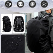 4100 Heavy Waterproof Nylon Rain Coverdust Cover - Elastic Adjustable For Laptop Bags And Backpacks School Bag Waterproof Cover Dust Proof Backpack Laptop Bag Cover (1pc) thumbnail 4