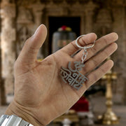 Premium Metal Om Namah Shivay Engraved Keychain 1 Pc thumbnail 1