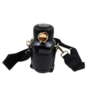 Thermos Steel Bottle Push Button  Fashion Cup Temperature Display Bottle (420 Ml) thumbnail 3