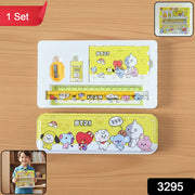 Premium Cartoon Printed Pencil Box Stationery Set (1 Pc) thumbnail 7