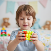 Speed Ball Cube Toy  Colorful Puzzle Cube thumbnail 4