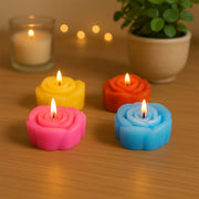 Rose Shaped Wax Candle Set (6 Pc) thumbnail 6
