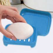 1128 Covered Soap Keeping Plastic Case For Bathroom Use thumbnail 2