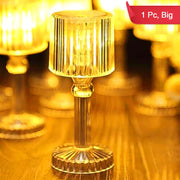Big Acrylic Led Desk Lamps Table Lamp Portable Crystal (1 Pc  Big) thumbnail 1