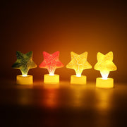 Star Shape Decorative Led Tealight Candles (4 Pc) thumbnail 4