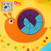 17991 Toys Snail Puzzle Kids Mini Travel Puzzle Games  Pre School Toys Develops Motor  Reasoning Skills Stem Educational Toy Birthday Gifts 3 - 6 Year Kids Brain Games For Kids Building Blocks For Kids (Mix Color) thumbnail 1