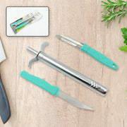 2159 3 In 1 Kitchen Combo - Kitchen Lighter Stainless Steel Knife And Peeler thumbnail 1