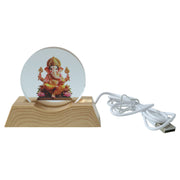 Premium 3d Lord Ganesha Acrylic Led Night Lamp (1 Pc) thumbnail 3
