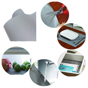 4103 Multipurpose Anti-slip Bathroom Kitchen Cabinet Drawer Shelf Mat Liner Sheets Roll Fridge Mat Table Mat Anti-slip Super Strong Placement Mat For Fridge Bathroom Kitchen Drawer Shelf Liner (45cmx5m) thumbnail 3