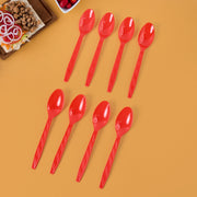 Reusable Home Dining Plastic Spoons (8 Pc) thumbnail 4