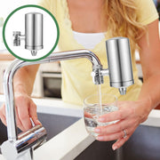 304 Stainless  Steel Faucet Mount Water Filter Water Purifier (1 Set) thumbnail 5