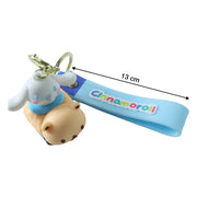 Cute Cartoon Dog Character Silicone Keychain (1 Pc) thumbnail 4