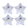 Flameless Star-shaped Led Candles (4 Pc  Set)