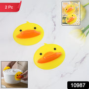 Cute Duck Shape Silicone Hot Pot Holder (2 Pc) thumbnail 7