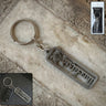 Premium Metal Radhe Krishna Engraved Keychain 1 Pc