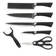 2285 Stainless Steel Knife Set With Chef Peeler And Scissor (6 Pieces) thumbnail 1