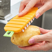 2950 Vegetable Scrubbing Brush Vegetable Scrubber Nontoxic Fruit Brush Carrot Shape Vegetable Brush For Potato For Vegetable thumbnail 3