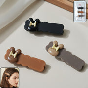 Cute Character Bow Decorative Hair Clip Set (3 Pc) thumbnail 1