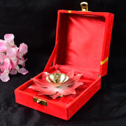 Lotus Shaped Brass Oil Diya (1 Pc) thumbnail 4