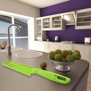 9142 Multifunction Kitchen Tools Stainless Steel And Plastic Kitchen Knife And Scissor Ideal Accessory Set For Kitchen thumbnail 1