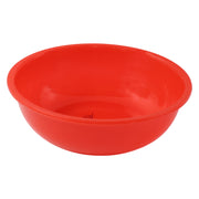 Plastic 6 Inch Red Round Deep Serving Bowl (1 Pc) thumbnail 1
