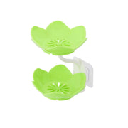 7963 Dabble Layer Flower Self Draining Soap Dish Holder Bathroom Shower Soap Holder Dish Storage Plate Tray For Bathroom Kitchen Bathtub thumbnail 3