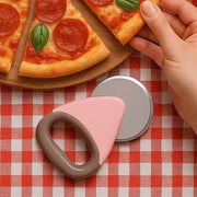 Homechef Ergonomic Pizza Cutter With Stainless Steel Rotating Blade (1 Pc) thumbnail 4
