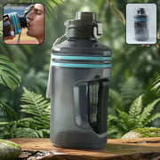 Large Square Gallon Style Water Bottle With Handle 1500 Ml thumbnail 1