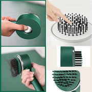 6034 Air Cushion Massage Brush Airbag Massage Comb With Long Handle Self-cleaning Hair Brush Detangling Anti-static For All Hair thumbnail 2