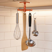 Orange 360 Rotating Wall Mounted Kitchen Utensils Hook Stand (1 Pc) thumbnail 2