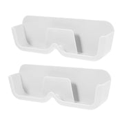 17823 Wall Mount Sunglass Organizer Simple Space Saving Glasses Storage Box Eyewear Stand Holder For Showcase Bedroom Apartment With 2 Pc Double Sided Adhesive Sticker (2 Pcs Set) thumbnail 3